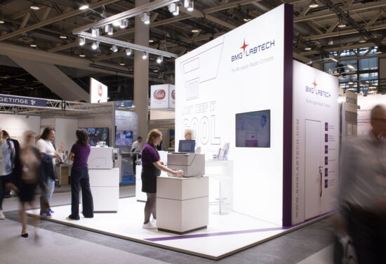 Messestand bmg mueller messebau ilmac2023 1