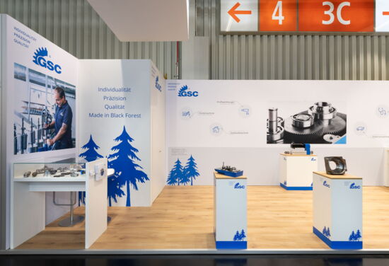 Messestand gsc mueller messebau sps2019 2