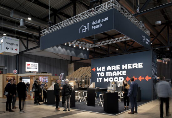 Messestand holzhausfabrik mueller messebau getec2024 1