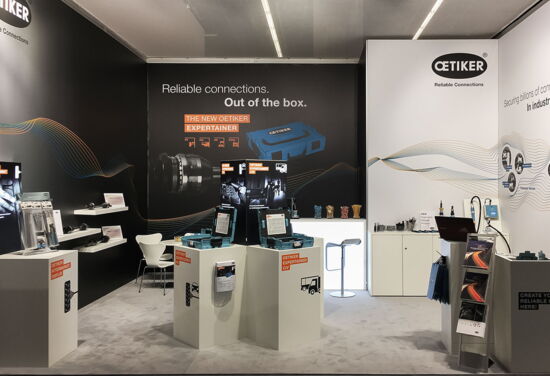 Messestand oetiker mueller messebau automechanika2018 1