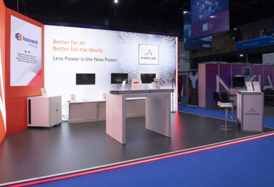 Messestand AmpereComputing mueller messebau Cloudfest2024 5