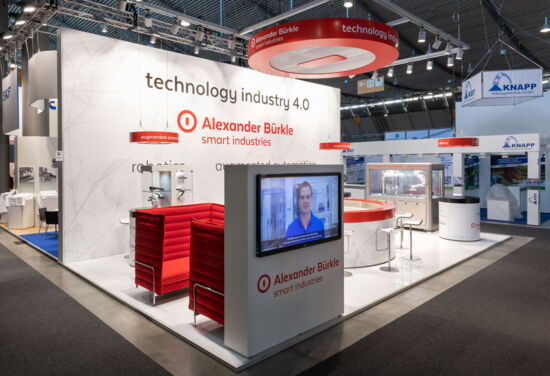 Messestand alexander buerkle mueller messebau motek2018 1