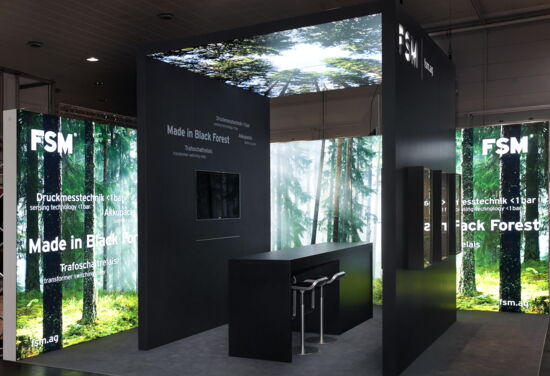 Messestand fsm mueller messebau hmi2014 2