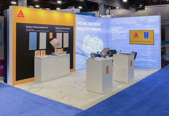 Messestand Sika MuellerInternationalServices SeatradeCruise 2025 1