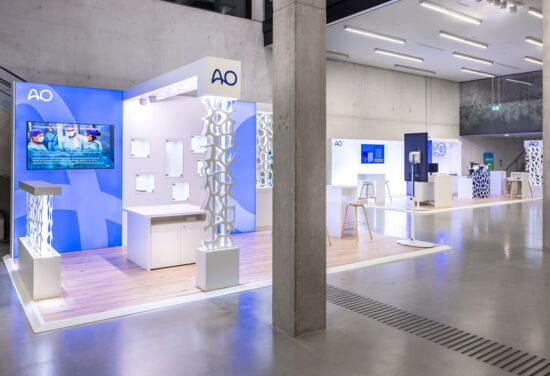 Messestand AOFoundation MuellerMessebau DKOU 8