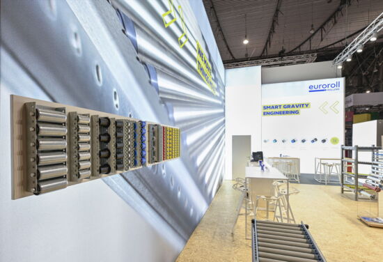 Messestand Euroroll MuellerMessebau LogiMat 2025 2