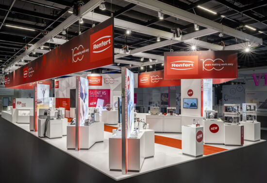 Messestand Renfert mueller messebau IDS 2025 10