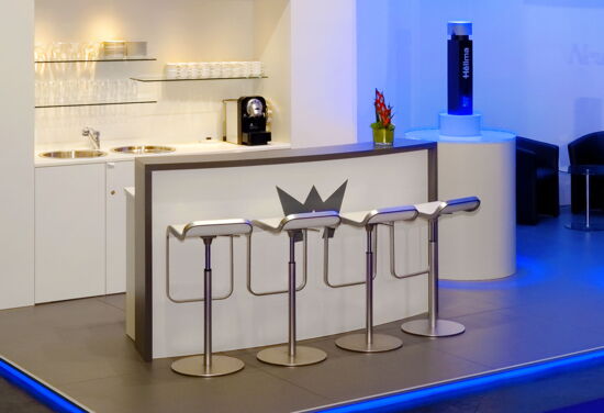 Messestand hellma mueller messebau analytica2014 3