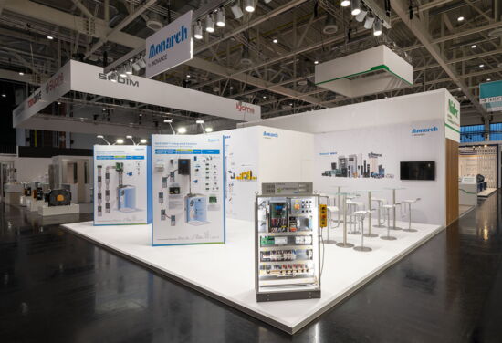 Messestand inovance mueller messebau interlift2019 2