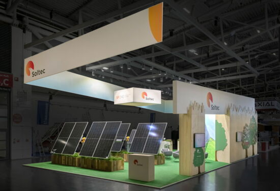Messestand soltec mueller messebau intersolar2022 3