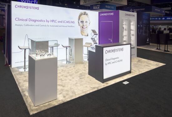 ExhibitionBooth Chromsystems ADLM 2025 MuellerInternationalExhibitServices 02