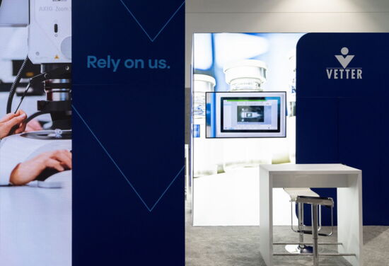 Exhibition booth Vetter Pharma Bio International Convention 2026 Mueller International Exhibit Services 03