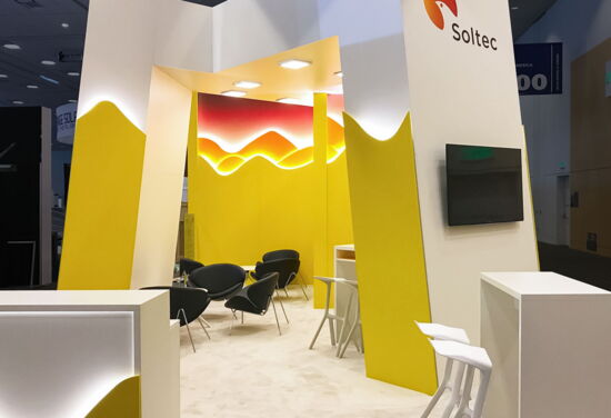 Exhibition booth soltec Mueller International Exhibit Services Intersolar 05