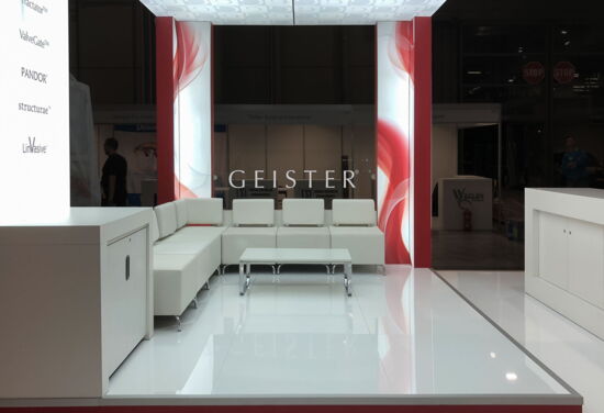 Messestand geister mueller messebau eacts18 2