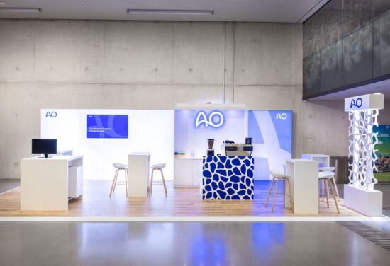 Messestand AOFoundation MuellerMessebau DKOU 3