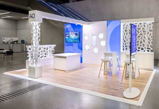 Messestand AOFoundation MuellerMessebau DKOU 7