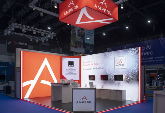 Messestand AmpereComputing mueller messebau Cloudfest2024 1