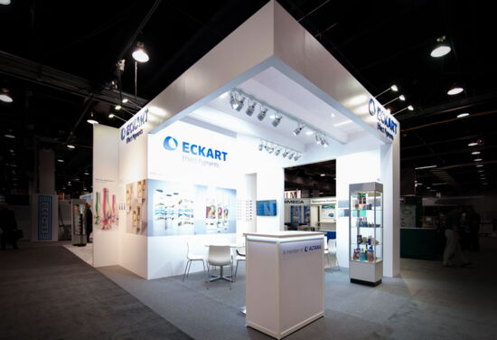Exhibition booth Eckart Labelexpo Mueller International Exhibit Services 02