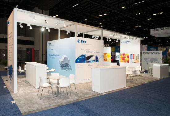 Exhibition booth Eckart NPE Orlando Mueller International Exhibit Services 02