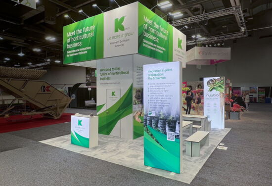 Exhibition booth KlasmannDeilmann Cultivate Columbus23 Mueller International Exhibit Services 03