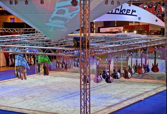 Exhibition booth Rickenbacker Namm Anaheim Mueller International Exhibit Services 16