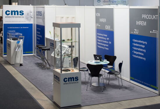 Messestand cms mueller messebau ie2017 2