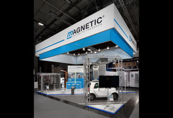 Messestand magnetics mueller messebau security 2016 1