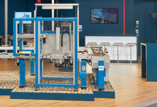 Messestand steinAutomation mueller messebau Motek 04