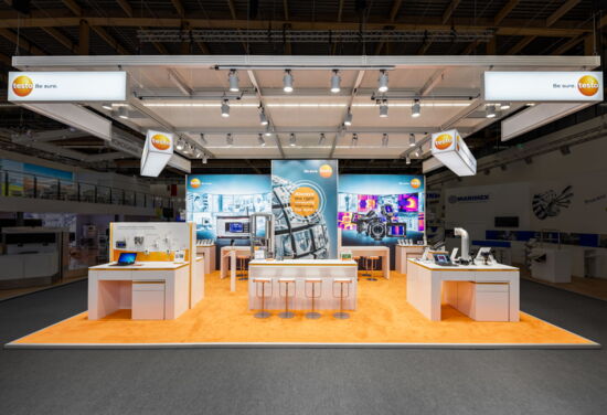 Messestand testo mueller messebau achema 2018 03