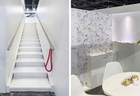 Messestand tosoh mueller messebau medlab2023 2