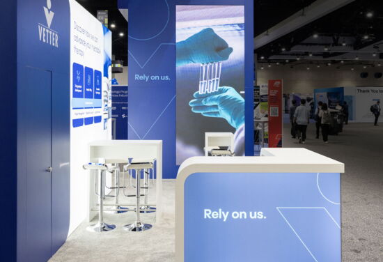 Exhibition booth Vetter Pharma Bio International Convention 2026 Mueller International Exhibit Services 07