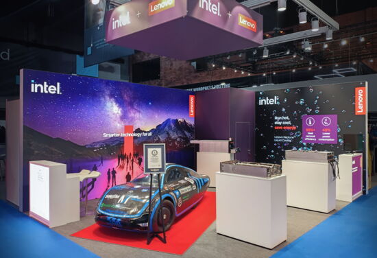 Messestand lenovo MuellerMessebau CloudFest2025 1