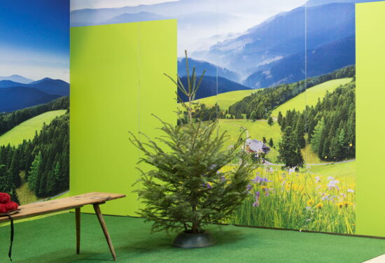 Messestand schwarzwaldmilch mueller messebau edeka innovationsmesse17 14