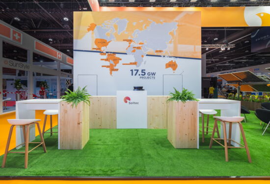 Messestand soltec mueller messebau wfes2022 4