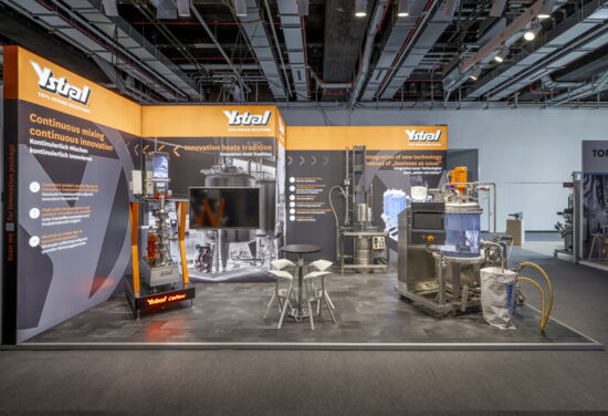 Messestand ystral mueller messebau achema2024 1
