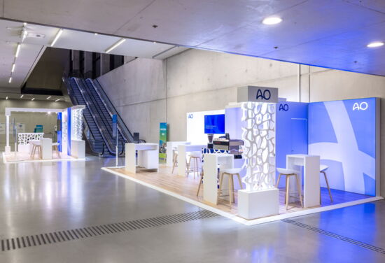 Messestand AOFoundation MuellerMessebau DKOU 2