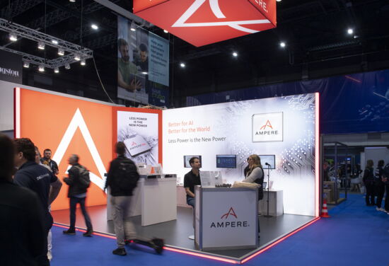 Messestand AmpereComputing mueller messebau Cloudfest2024 6