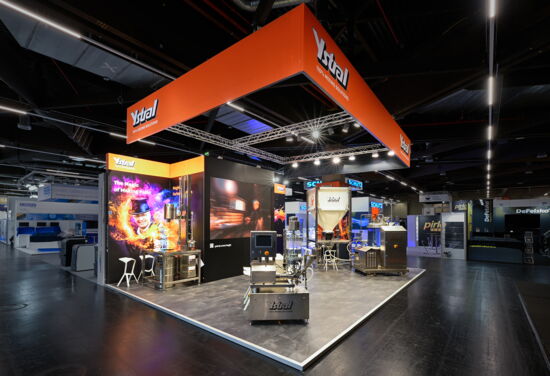 Messestand Ystral MuellerMessebau ecs 2025 1
