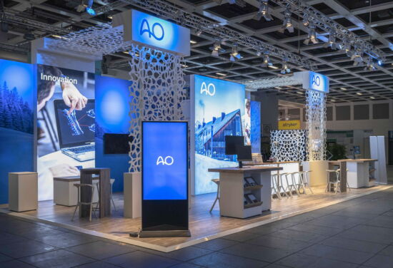 Messestand aoFoundation mueller messebau DKOU 2023 1