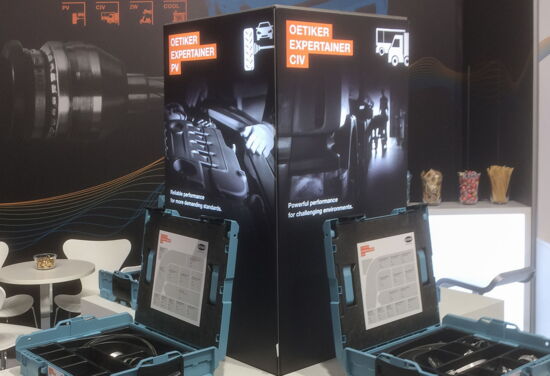 Messestand oetiker mueller messebau automechanika2018 2