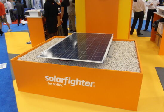 Messestand soltec mueller international services intersolar dallas 4