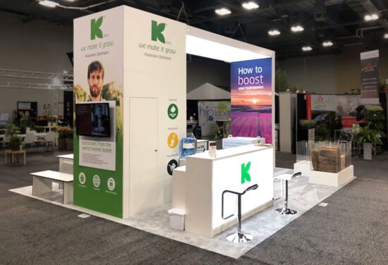 Exhibition booth KlasmannDeilmann Cultivate Columbus19 Mueller International Exhibit Services 03