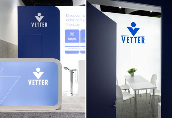 Exhibition booth Vetter Pharma Bio International Convention 2026 Mueller International Exhibit Services 04