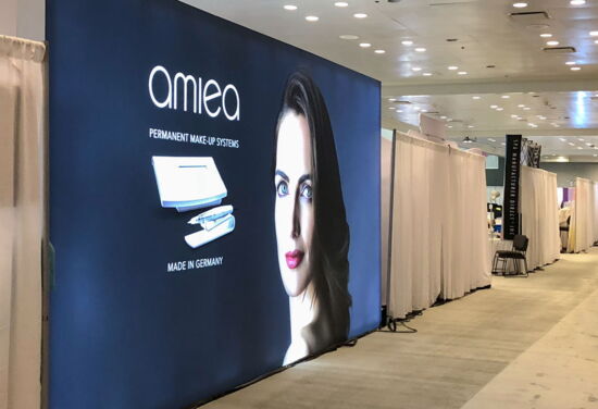 Exhibition booth mtDerm amiea IECSC Mueller International Exhibit Services NewYork 03