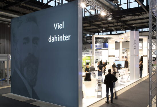 Messestand alexander buerkle mueller messebau ie2017 18