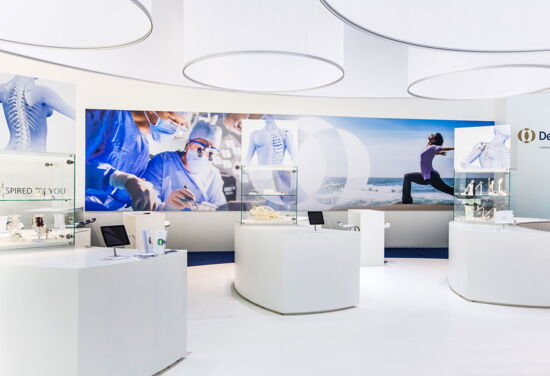 Messestand depuy synthes mueller messebau dkou2014 08