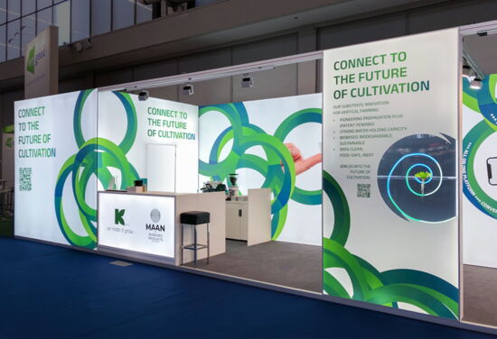 Messestand klasmann-deilmann mueller messebau greentech2022 1