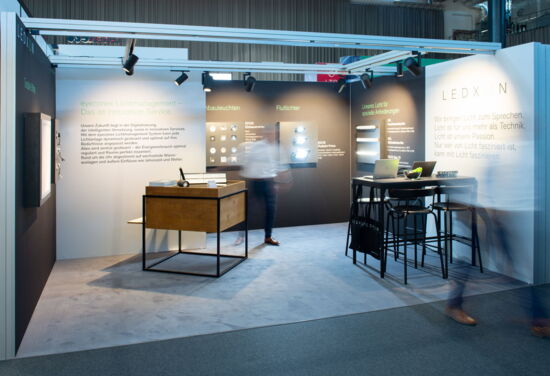 Messestand ledxon mueller messebau electra2022 1