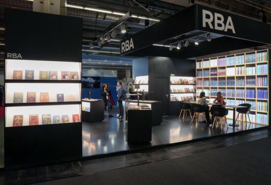 Messestand rba mueller messebau buchmesse2022 2