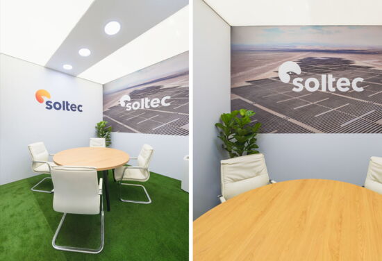 Messestand soltec mueller messebau wfes2022 3